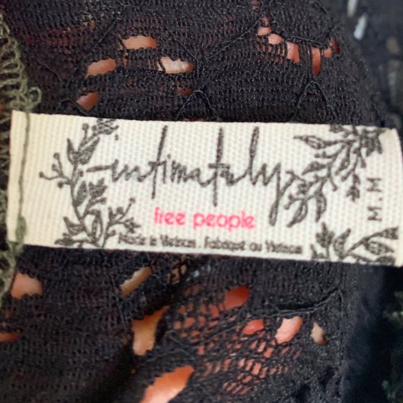 Free People, black knit tank top, medium - Picture 3 of 3